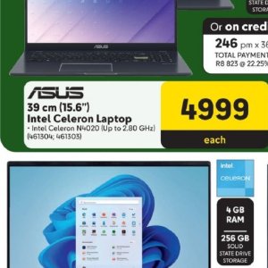 Laptop asus  at Makro