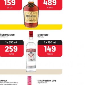 Vodka smirnoff  at Makro