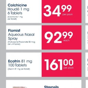 Nasal spray at Clicks