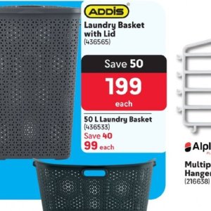 Laundry basket at Makro