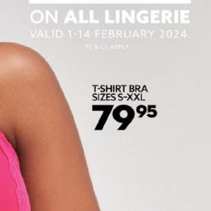 Bra deals at PEP valid to 28.02