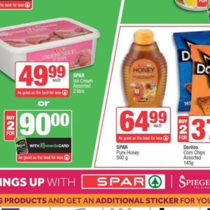 Ice cream at Spar