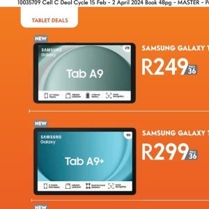 Tablet samsung  at Cell C