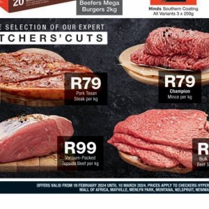 Beef at Checkers Hyper