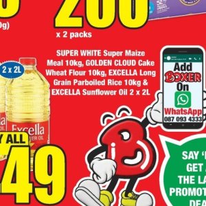 Sunflower oil at Boxer Superstores