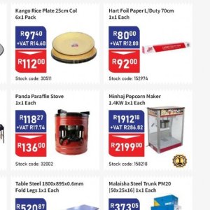 Popcorn maker at Africa Cash and Carry