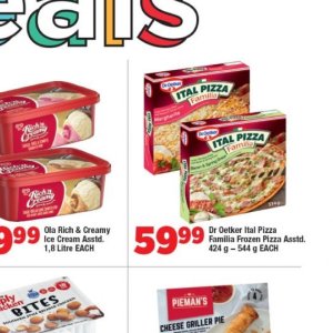Pizza at OK Foods