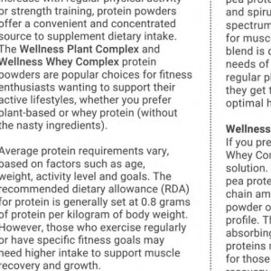  protein at Wellness Warehouse