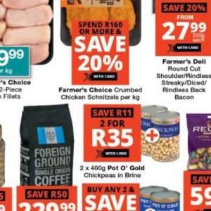 Schnitzel at Checkers