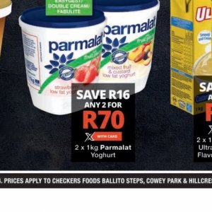 Yoghurt at Checkers