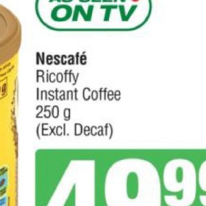Coffee at Spar