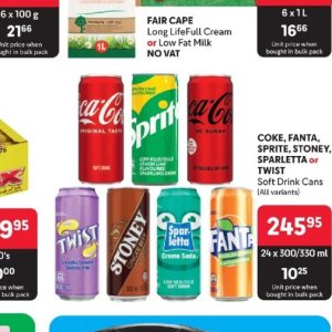 Fizzy drink at Makro