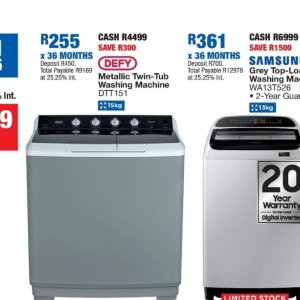 Washing machine at OK Furniture