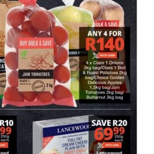 Potatoes at Checkers