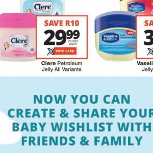 Petroleum jelly at Checkers