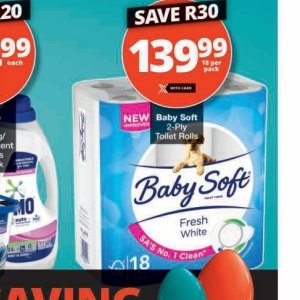 Toilet rolls at Checkers