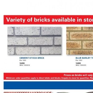 Bricks at Cashbuild