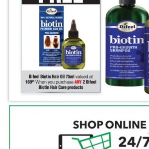 Hair oil at Dis-Chem Pharmacies