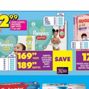 Diapers at Shoprite