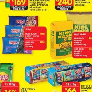 Lentils at Shoprite