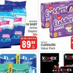 Diapers pampers  at Kit Kat Cash&Carry