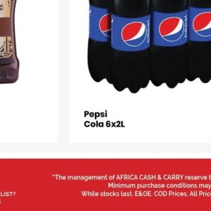 Cola at Africa Cash and Carry