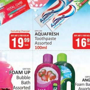 Toothpaste aquafresh  at Kit Kat Cash&Carry