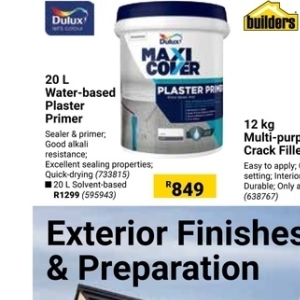 Plaster at Builders Warehouse