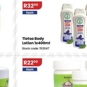 Body lotion at Africa Cash and Carry