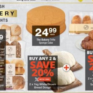 Sponge cake at Checkers Hyper