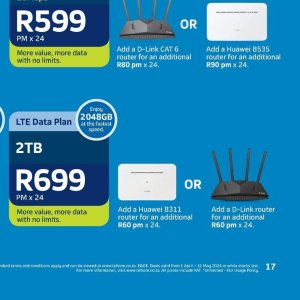 Router d-link  at Telkom Mobile
