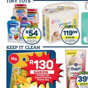 Purees at Pick n Pay Hyper
