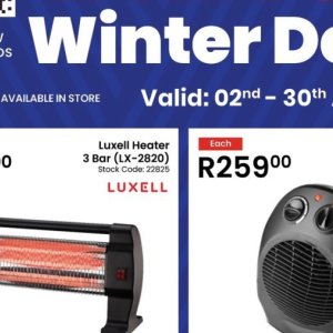 Heater at Africa Cash and Carry