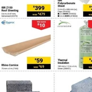 Insulation at Builders Warehouse