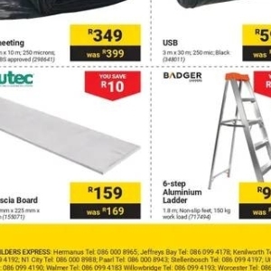 Ladder at Builders Warehouse