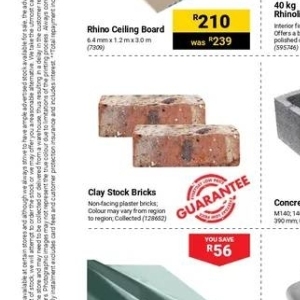 Bricks at Builders Warehouse