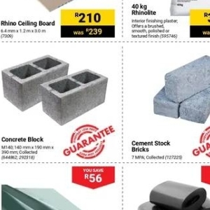 Cement at Builders Warehouse