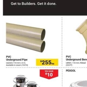 Pipe at Builders Warehouse