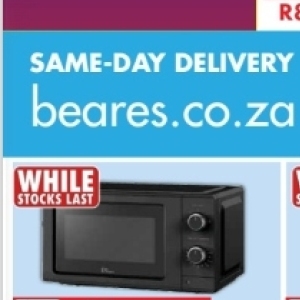 Microwave oven at Beares