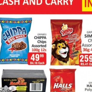 Chips at Kit Kat Cash&Carry