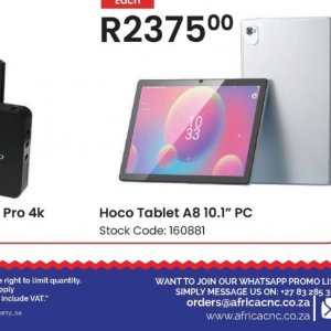 Tablet at Africa Cash and Carry