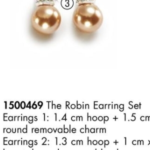 Earrings at Justine