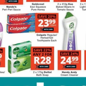 Toothpaste colgate  at Checkers