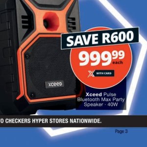 Bluetooth speaker at Checkers Hyper