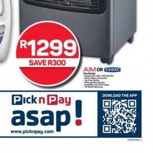 Heater at Pick n Pay Hyper