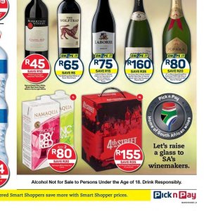 Glass at Pick n Pay Hyper