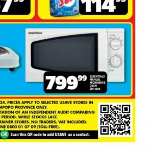 Microwave oven at Usave