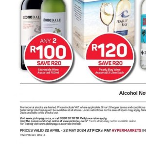 Wine at Pick n Pay Hyper