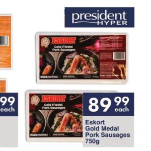 Sausages at President Hyper