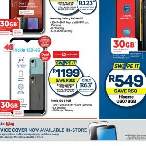 Smartphone at Pick n Pay Hyper